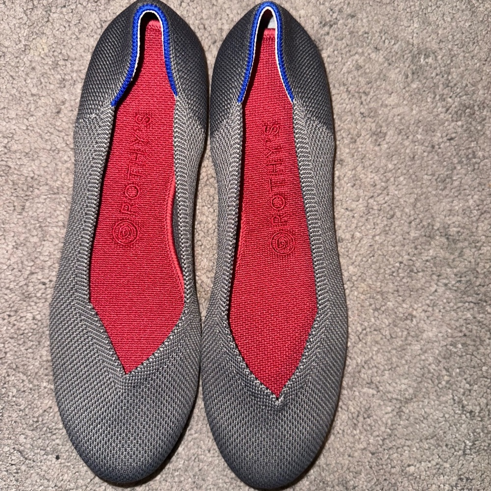 Rothy’s charcoal flats